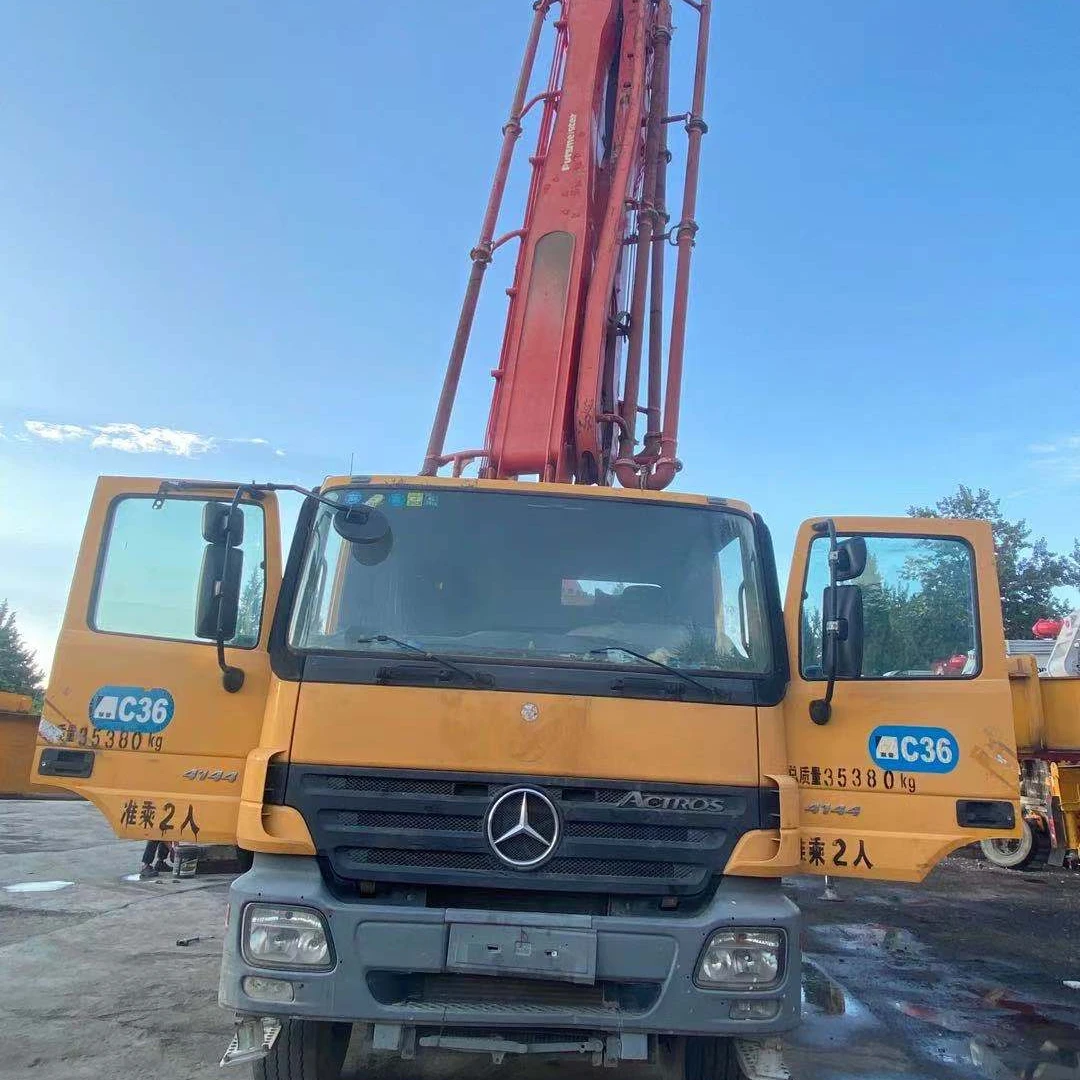 Putzmeister 46m concrete pumpA4vg125 + a4vg125 double oil pump Master cylinder 80 / 140-2100 high pressure 2007