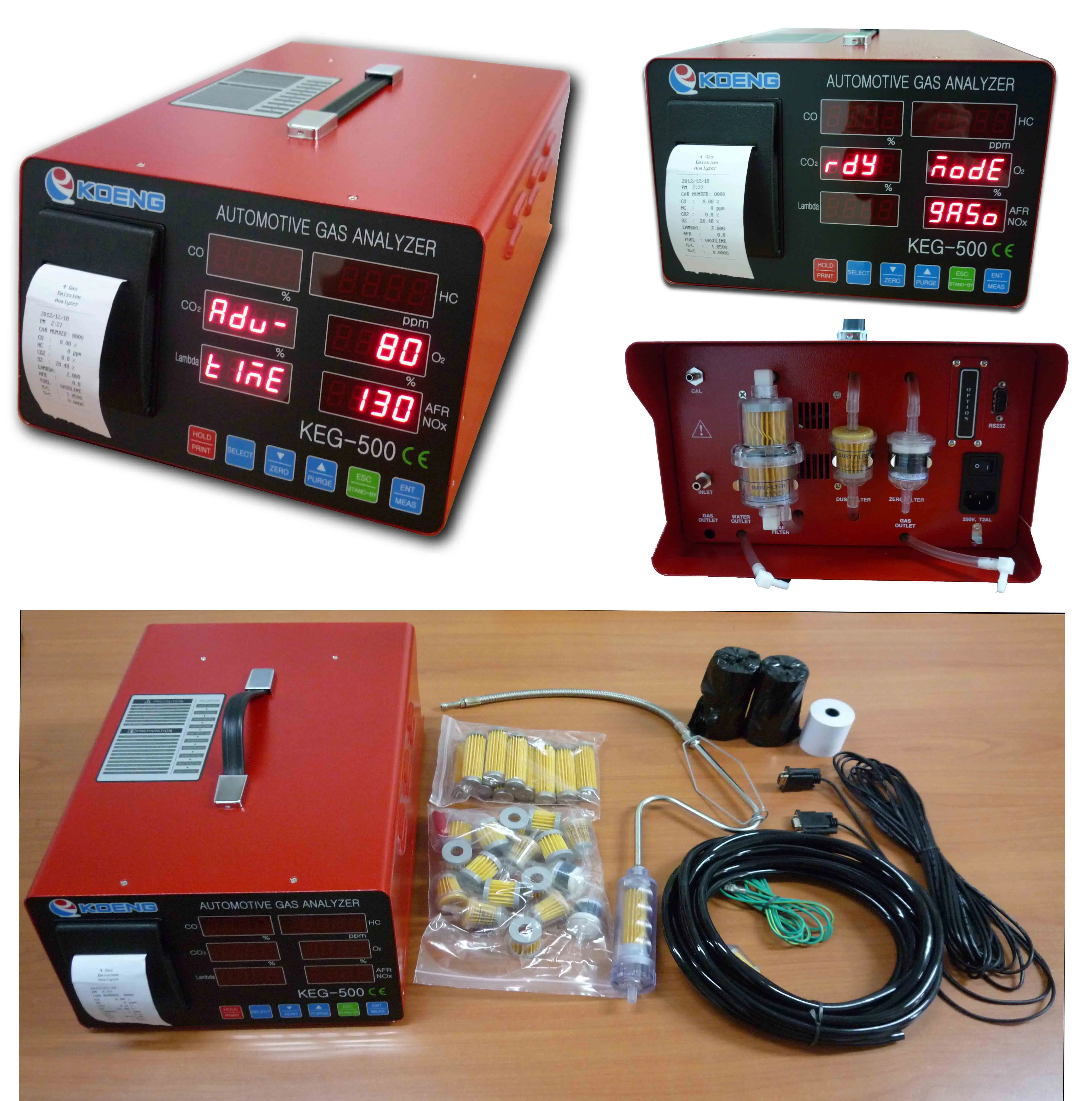 
KOENG Automotive Exhaust Gas Analyzer KEG-400, 4 gas analyzer, High quality Made in Korea 