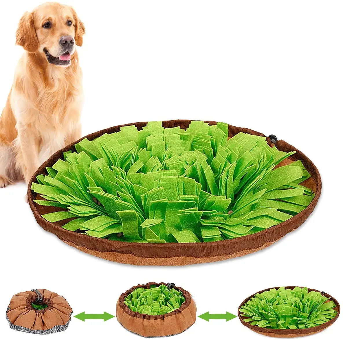 Amazon Hot Selling dog sniffing mat pet sniffing pad dog training blanket