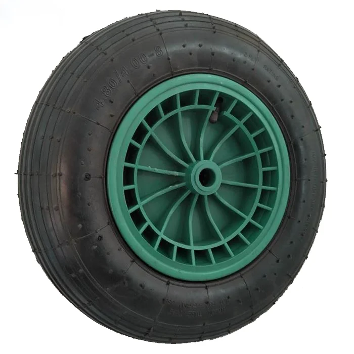 Dimensions 16'x4.80-4.00-8 Wholesales Tread-on-Core Wheels Steel Rubber 3 Years Warranty Pneumatic Tire