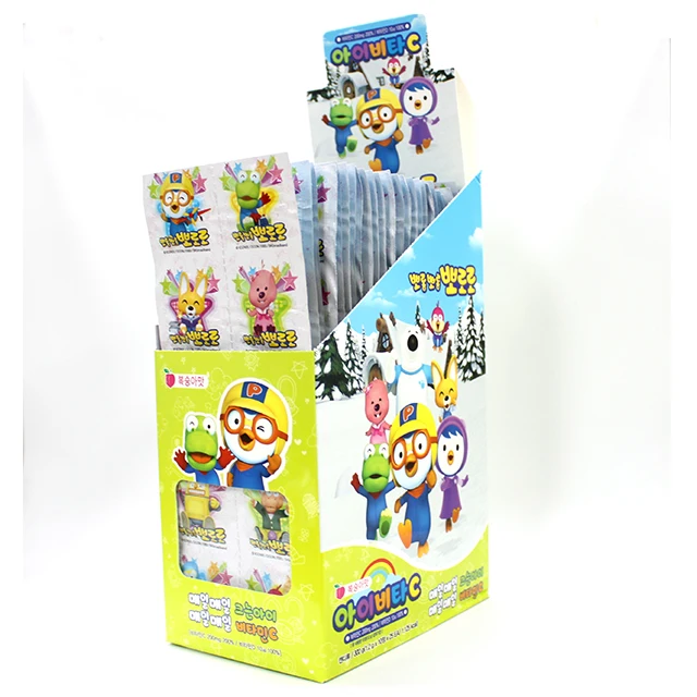 
Top Quality Pororo Cell Protects Vitamin C 250 Candy Tablets 