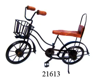 Wrought iron wire art bicycle for decoration and Gifting  iron table decorative Bicycle toy For sale