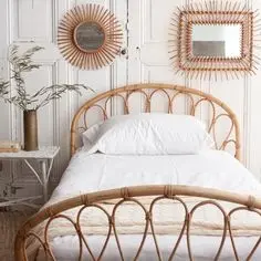 
Hot Deal Competitive Price High Quality Real Bamboo Double Bed for decorration from Viet Nam manufacturer 