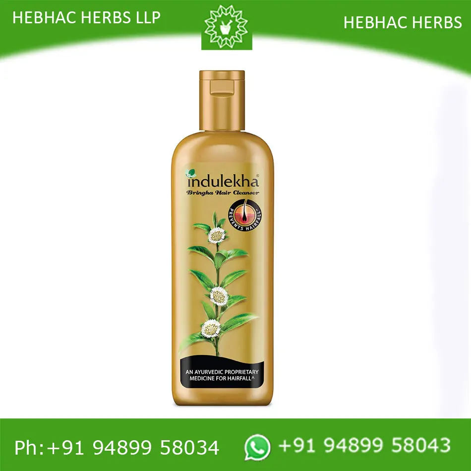 Indulekha Bringha Hair Cleanser Shampoo | Herbal Hair Oil Suppliers from India