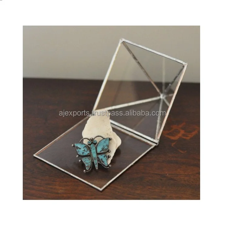 glass terrarium wholesale home decor handicraft decorations for home home accessories glass   jewelry box frame bright  ring box