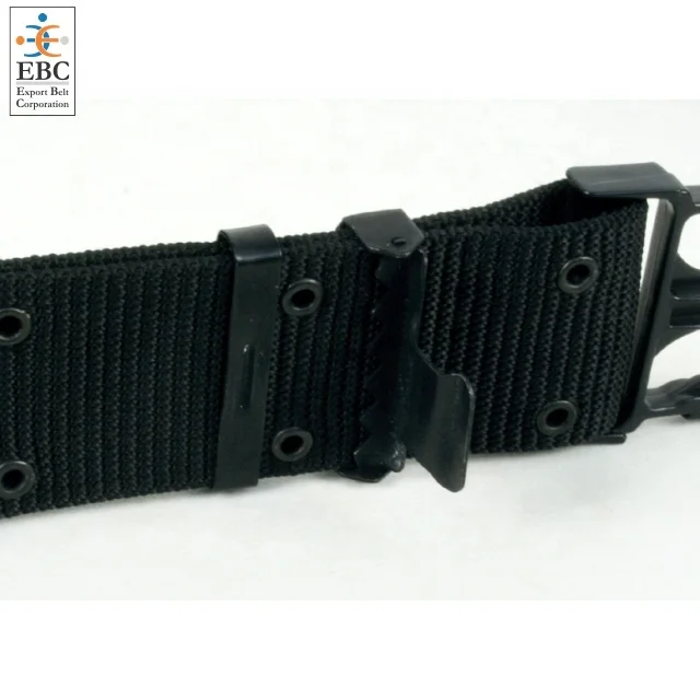 OEM Waist Belt High Tenacity Tactical Nylon Belt with Plastic Clip Buckle Adjustable Duty Parade Ceremonial Belt Custom