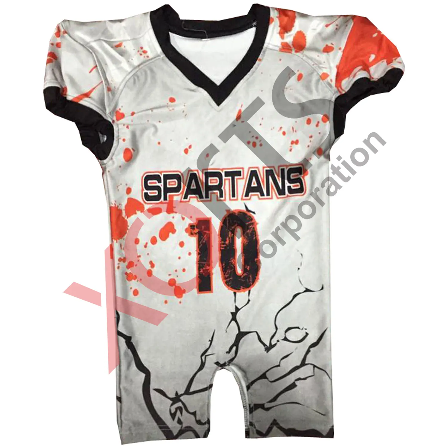 Premium Quality Eagle Design Arm Shiny Tackle Twill American Football Jersey