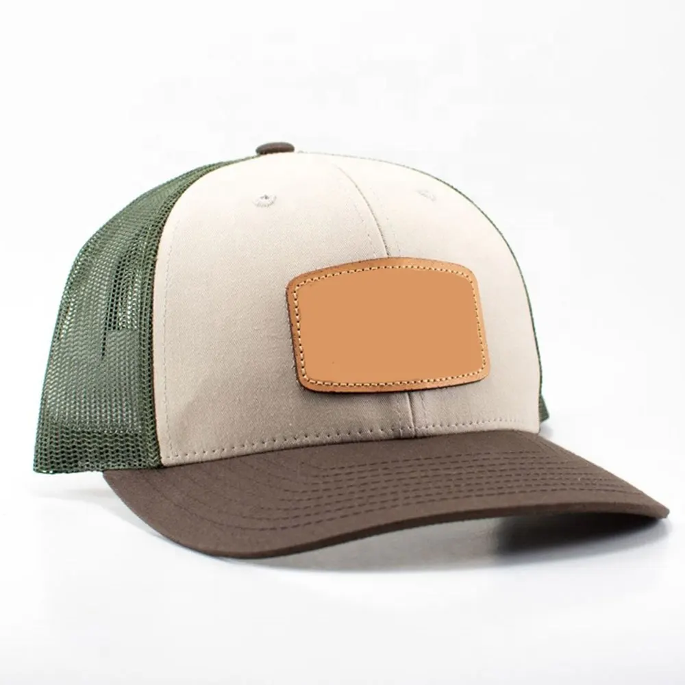 Factory Custom made Classic Adjustable Mesh Cap,3D Embroidery Logo 5 Panel Suede Trucker Hat