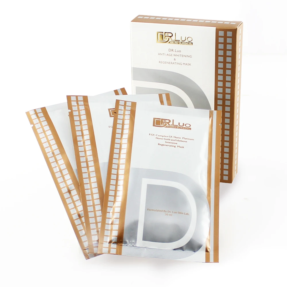
EGF Epidermal Growth Factor Nano Gold Fade Melanin Skin Clinic Regenerating Mask - Dr.Luo 