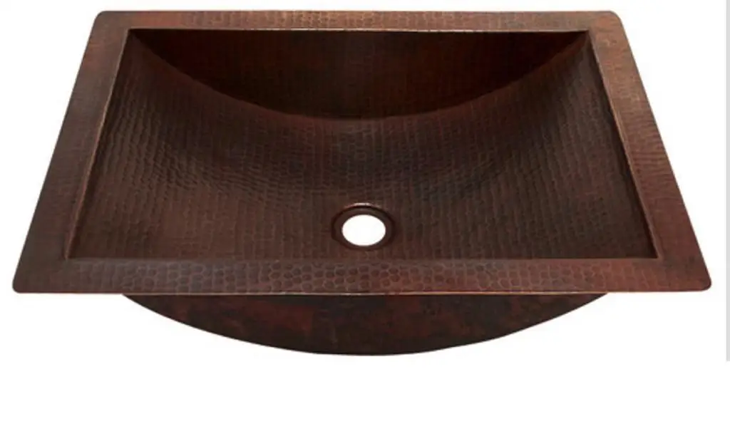 Hottest Selling Customized Copper Sink Unique Wash Basin Hammered Design Copper Sink  Bathroom Sink