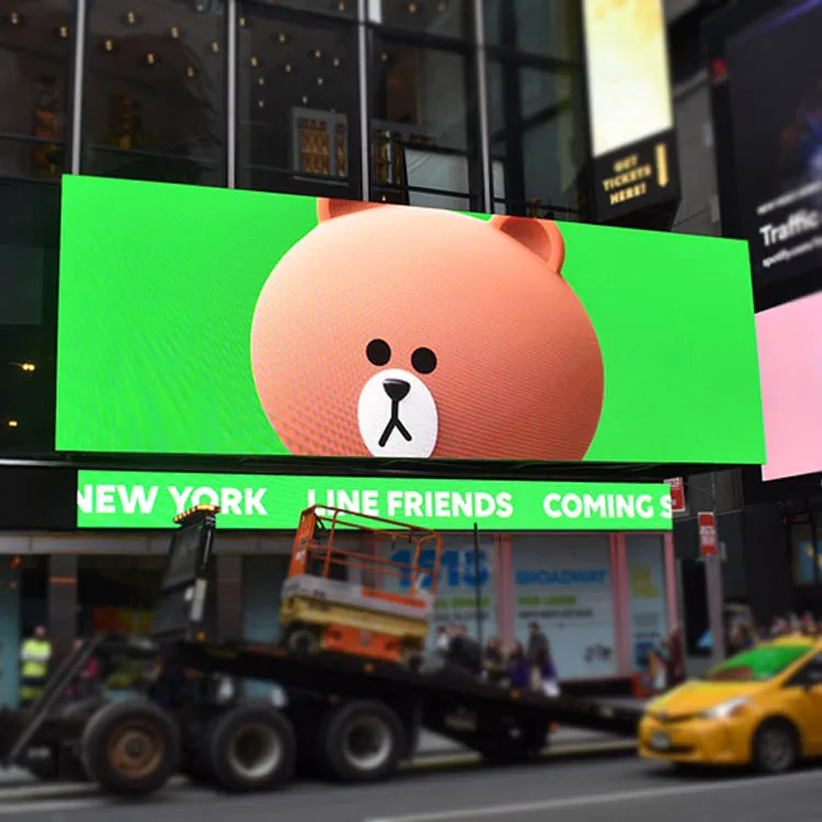 P3 P4 P5 P6 Outdoor Double Sided Street Advertising 256mm*128mm LED Screen