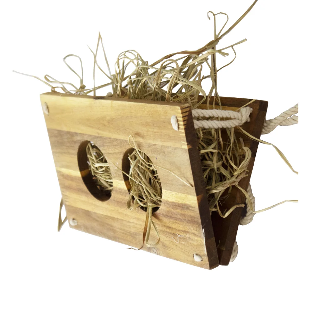 MadeTerra Square Bunny Rabbit Hay Feeder Guinea Pig Food Bowl Chinchilla Hay Bin from Vietnam - Wholesale Supplier of Hay Feeder