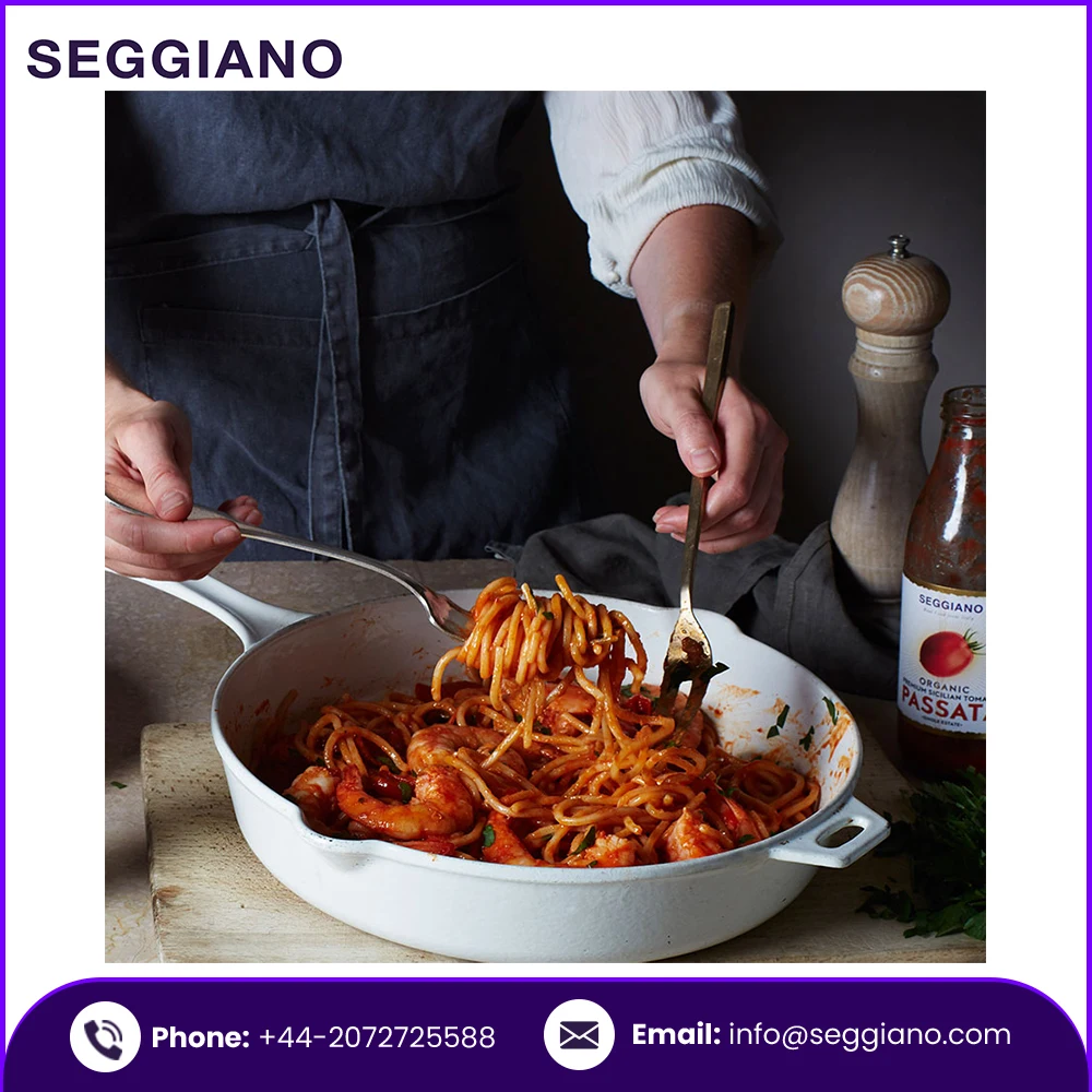Best Quality Italian Seggiano Organic Spaghetti alla Chitarra Pasta 375g