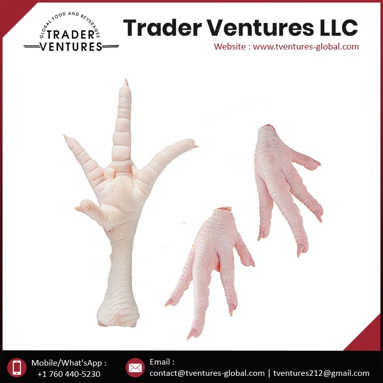 
SIF Approved Frozen Chicken Feet/Paws Export to China, Vietnam, Japan, Thailand 