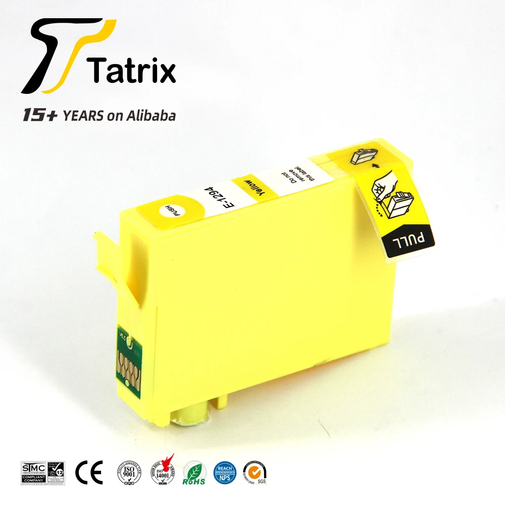 Tatrix T1291 T1292 T1293 T1294 Premium Color Compatible Printer Inkjet Ink Cartridge for Epson Stylus SX435W
