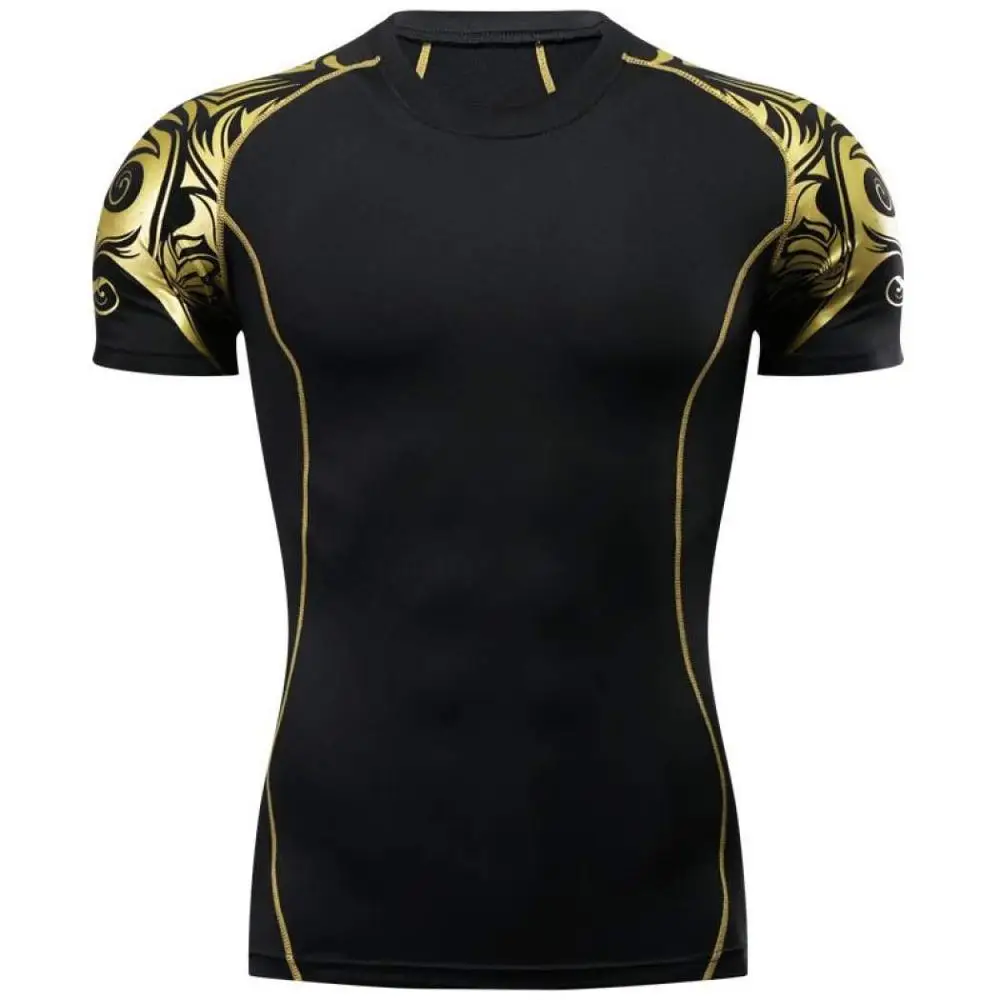 Лучшая трёхмерная компрессионная майка Rashguard для фитнеса быстросохнущие дышащие боксерские майки Muay