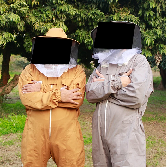 Protective bee keeping hat with veil for beekeeper