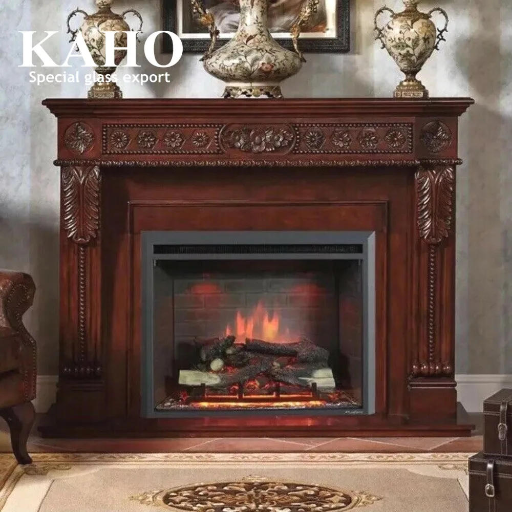 High temperature durable stove glass for fireplaces