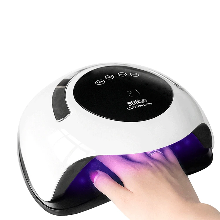 120W high power nail polish baking lamp nail enhancement lamp portable led induction phototherapy machine dryer nail lamp