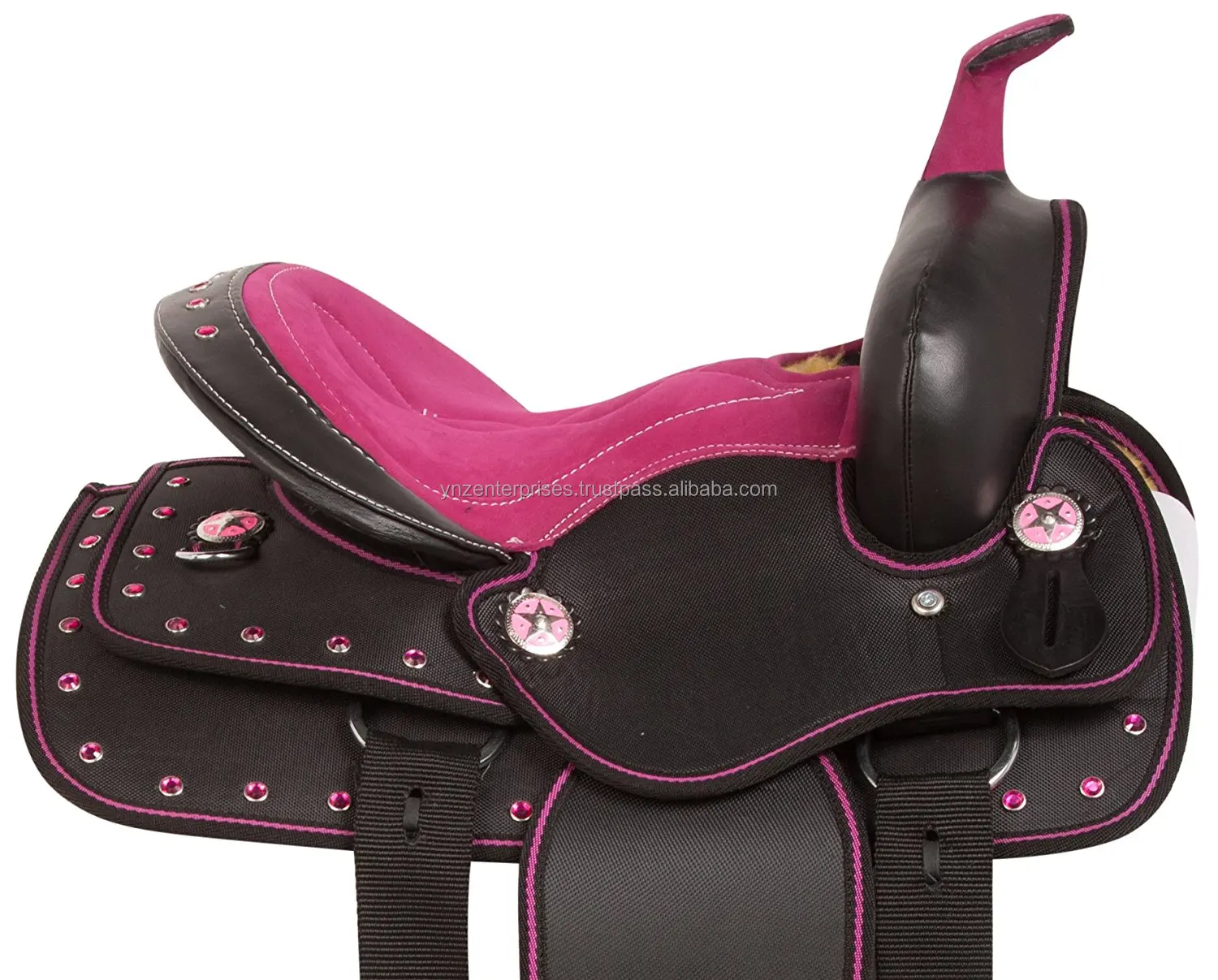 Synthetic Western Saddle with Tack Set For Horse  Available Multiple Size and Color horse adjustable saddle