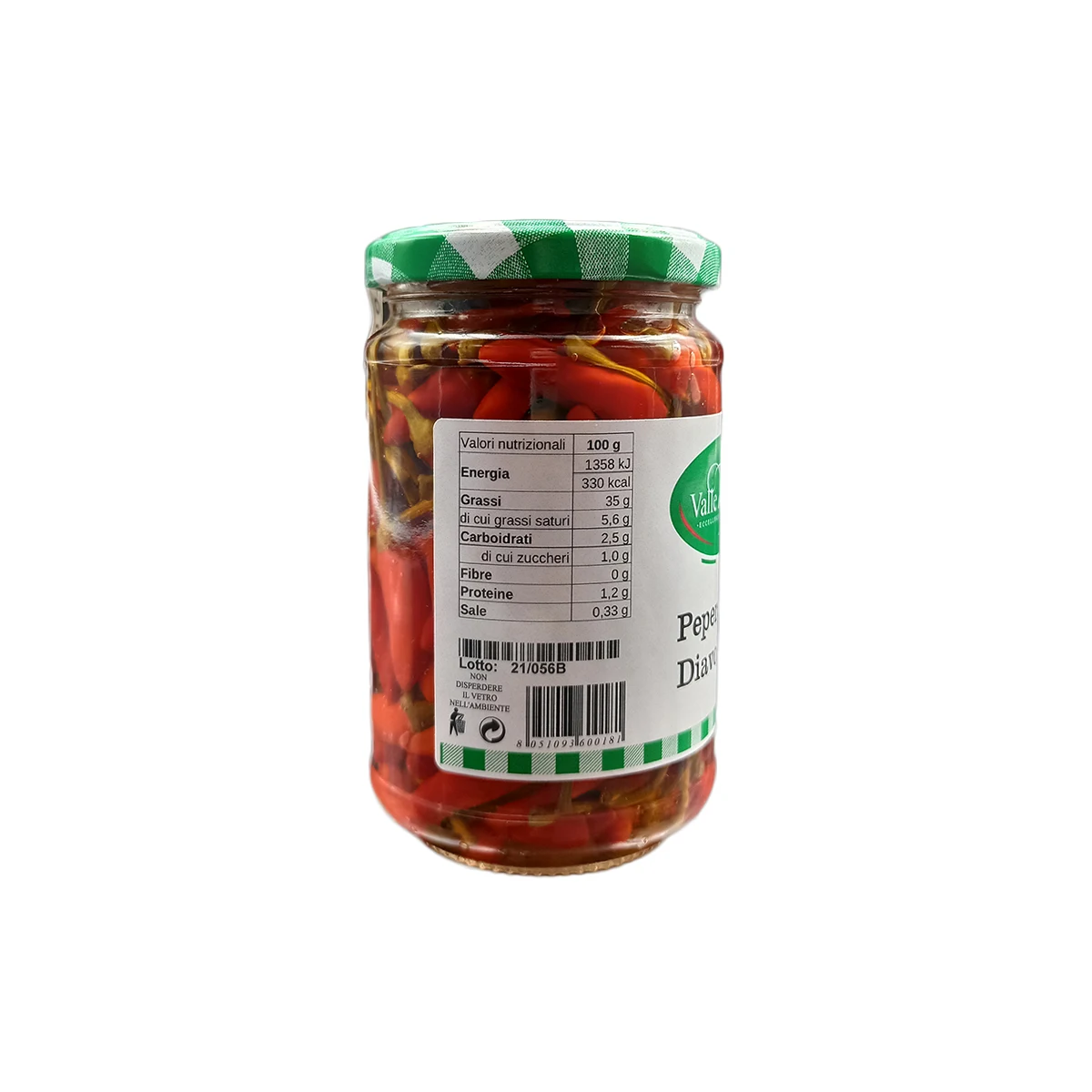 Chilli Diavolicchio | Calabrian red hot pepper in olive oil | | 290 gr