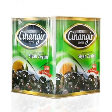 
High Quality North East Aegean Black Olive M 10 kg Tin 