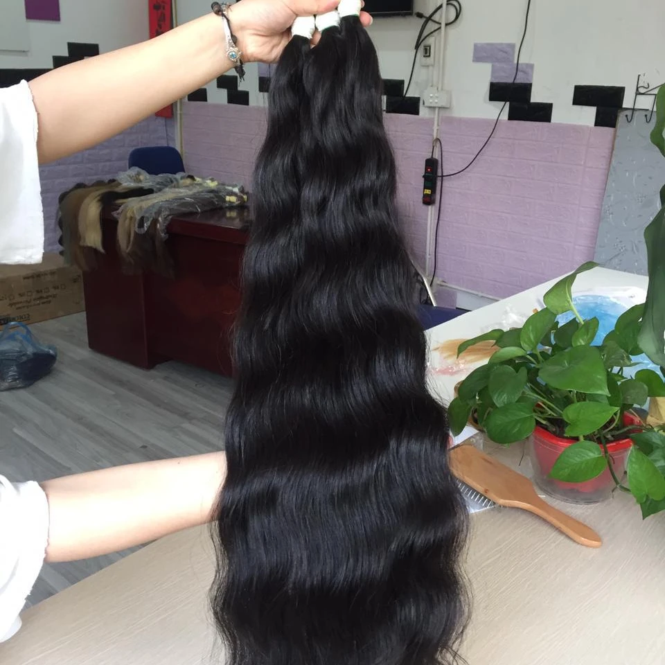 Натуральные вьетнамские Прямые волосы натурального цвета лучшего качества