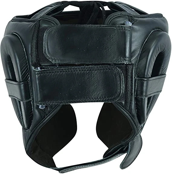 premium quality sparring boxing headgear cowhide leather head guard helmet boxing head guard high quality boxing Pakistan