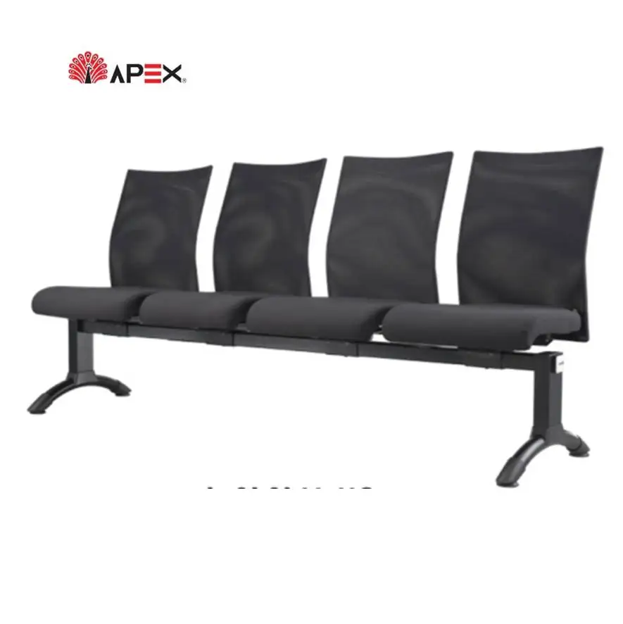 Top Quality Latest Design Reception Bench 4 Seaters Link Chair for Waiting Room Clinic Hospital Airport