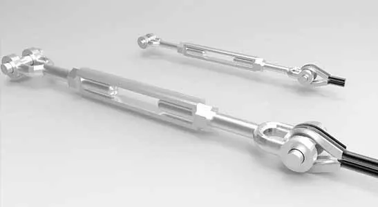  Turnbuckle US Type Drop Forged Steel Silver Cheap Body Hot Imperial Surface Packing