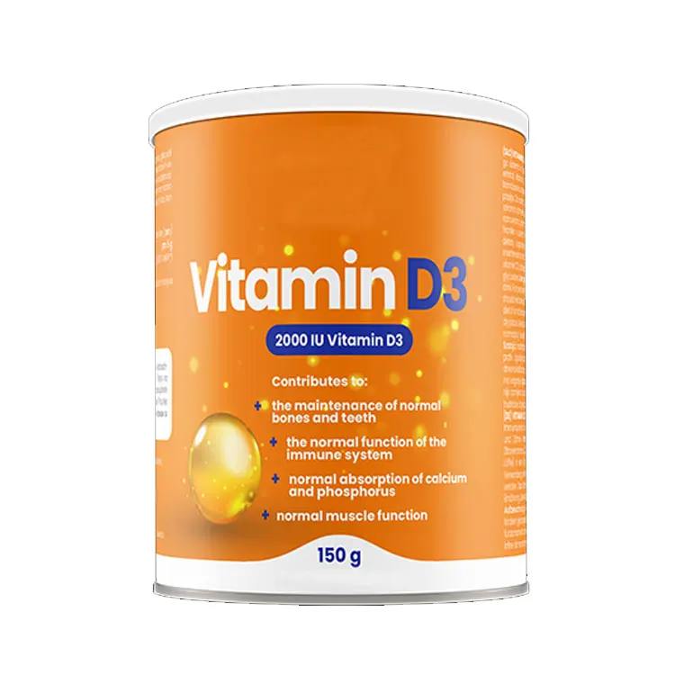 Индивидуальная Этикетка/контрактное производство добавок для здравоохранения витамин D3 -2000 МЕ смешанный порошок для напитков, изготовленный в Германии