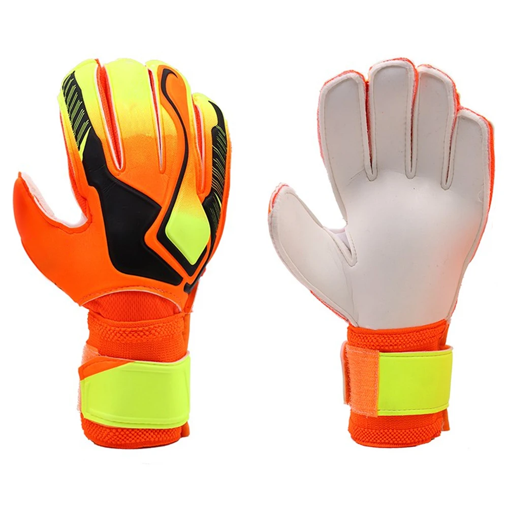 Custom professional latex soccer gloves with finger goalkeeper gloves