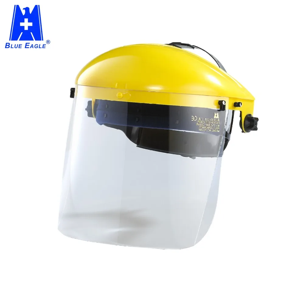 Taiwan PPE clear visor custom face shields mask with eye protection