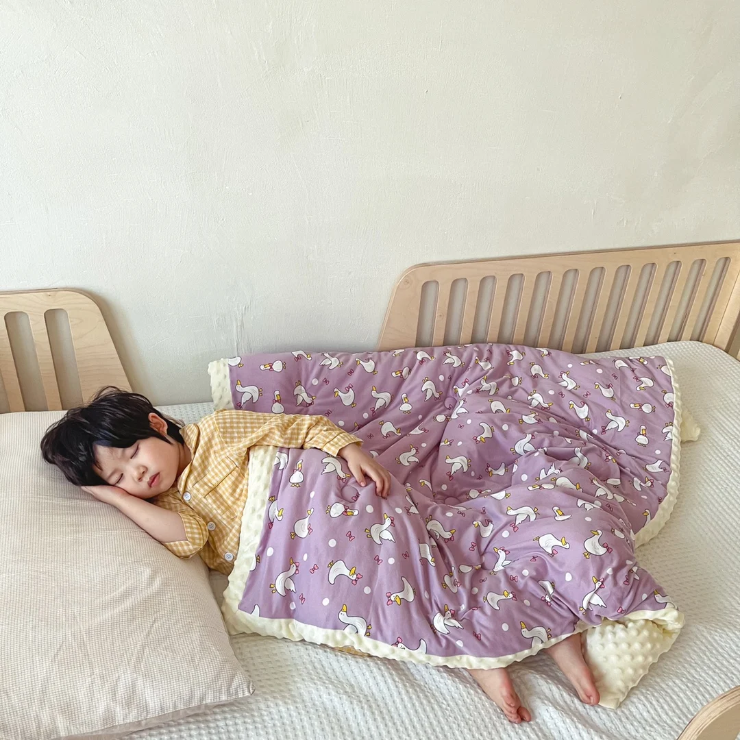 Double Sided Design kids soft bedroom quilts baby comforter quilt cover For Kids Babies Toddlers