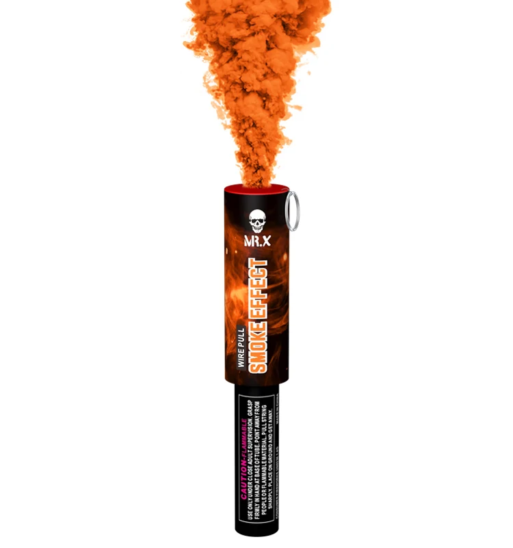 fireworks import from Liuyang color smoke tube fountain smoke grenade daytime fireworks for wedding color full smoke bomb