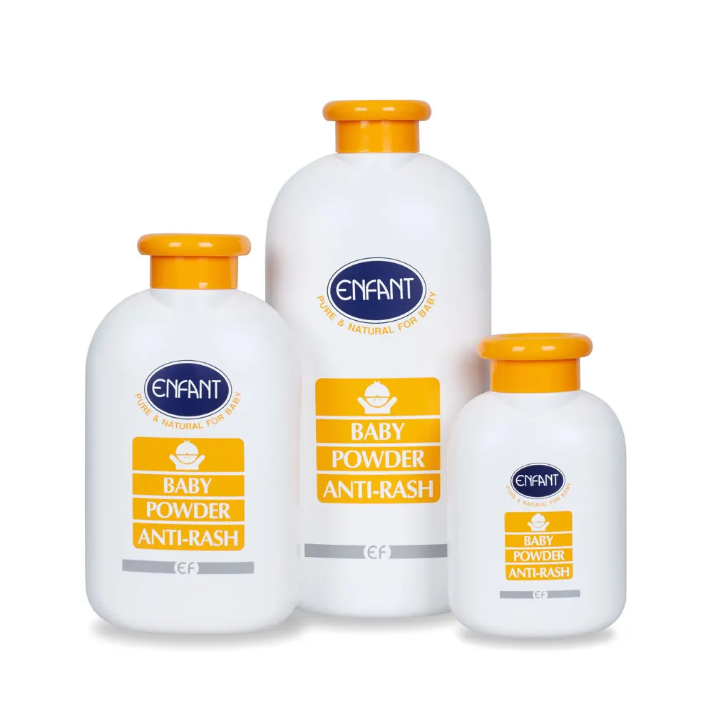 Skin Protection Mineral 150g 300g 500g Paraben-free White Color Full Set Enfant Baby Powder