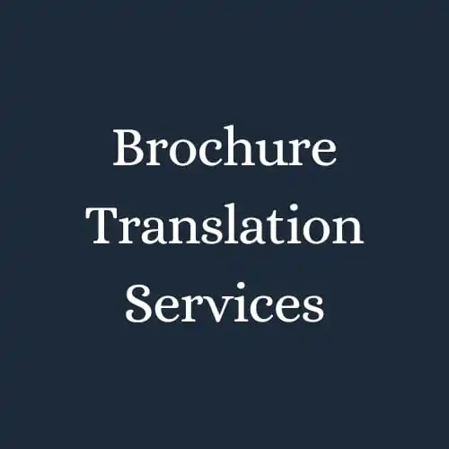 Brochure Translation Services translation service of German English French AT BEST WHOLESALE PRICE MANUFACTURES IN INDIA