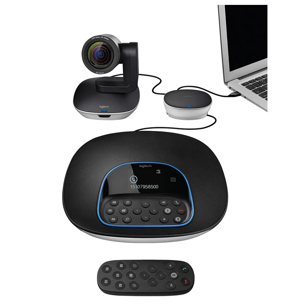 Камера Logitech Cc3500E для групповой видеоконференции с микрофоном веб-камера Hd 1080P