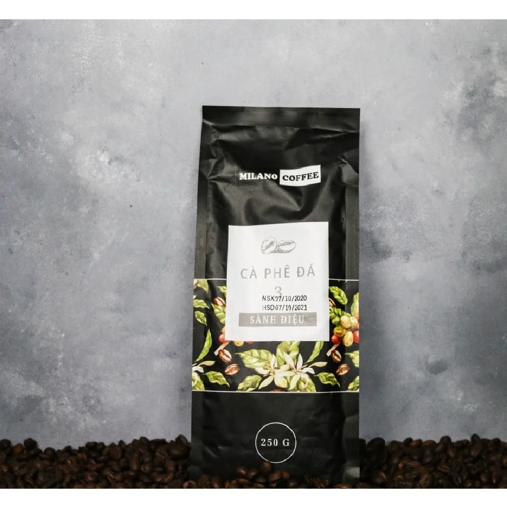 Vietnam Exported Medium Roast Level For Sanh Dieu Roasted Ground Coffee Arabica Coffee Number 3 For Drink