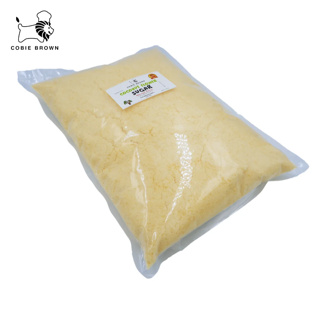 100% Organic Caster Coconut Flower Sugar 2 KG with 1.5 years shelf life