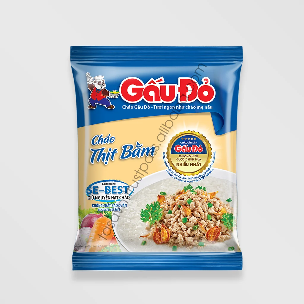 RED BEAR instant porridge with minced meat no preservatives