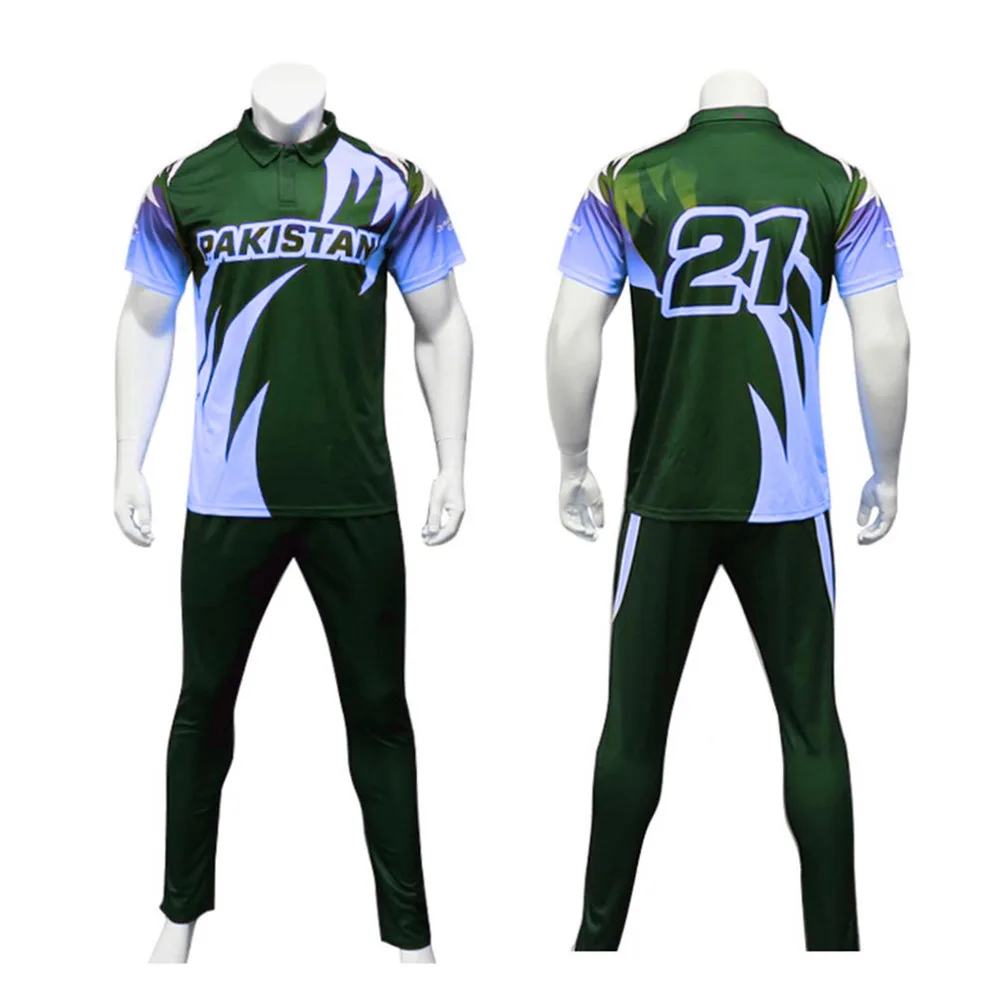 wholesale High Quality cheap Custom Sublimated Cricket Wears Cricket Uniforms With Jerseys And Trousers