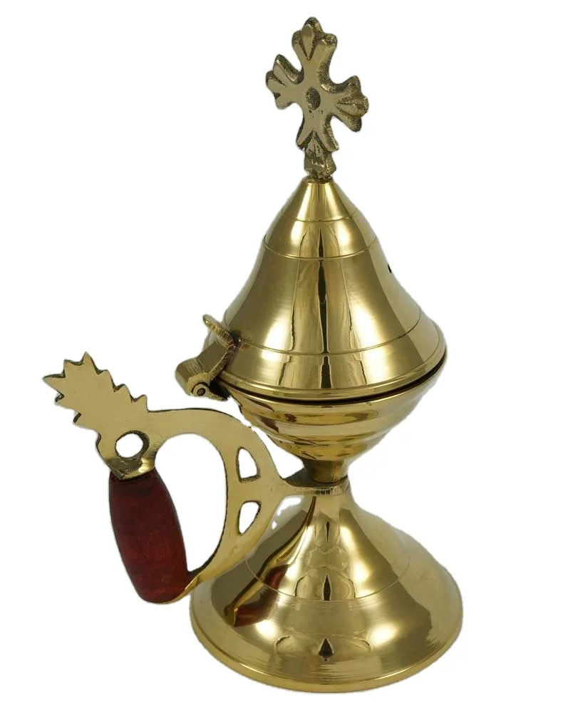 Christian Byzantine Orthodox Greek Censer Incense Burner