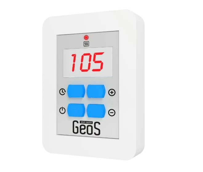 
 Управление GeoS, 12 кВт, Электрические Паровые обогреватели для сауны, аксессуары, блок управления двухкомпонентным обогревателем  