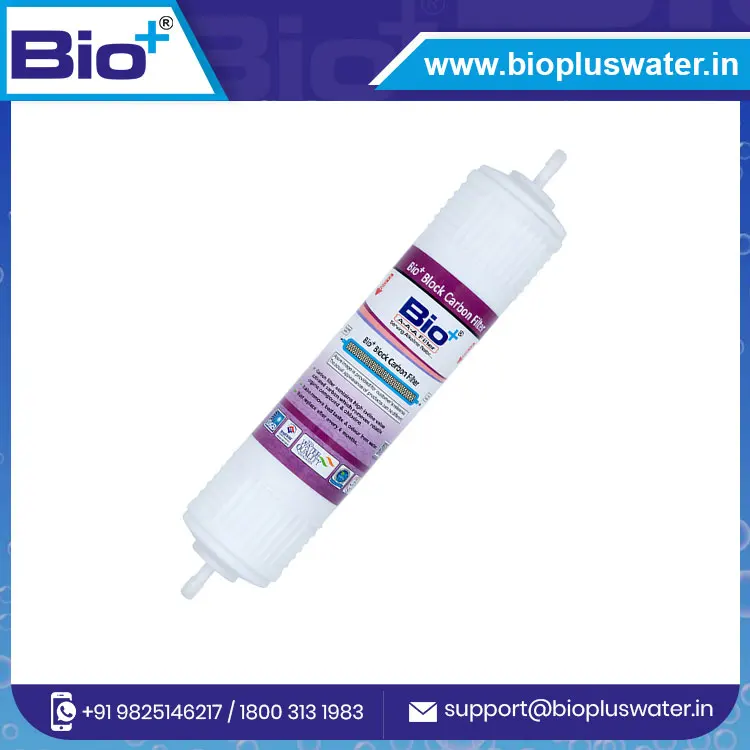 Bio+ BAC Filter Block Activated Carbon Filter - Biotech Industry