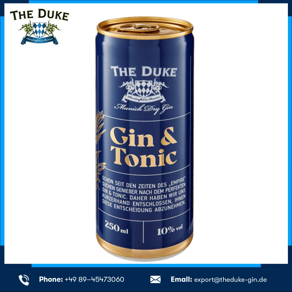 Factory Direct Supply Wholesale Liquor Vendors The Duke Munich Dry Gin and Tonic