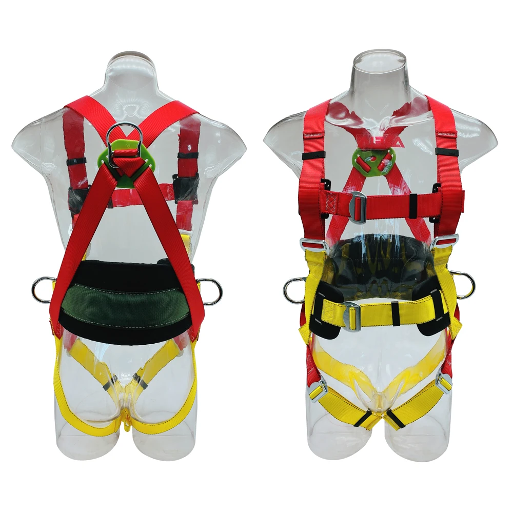 ANSI Certified Lightweight Nylon Safety Harness Fall Protection Equipment for Industrial Rescue Applications Safety Belt