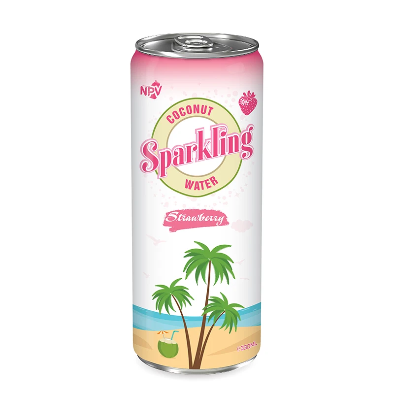 Vietnam Supplier Wholesale 330ml Fresh Coconut Water & Sparkling Grape Juice Flavored Natural Dried Hot Selling Company Price