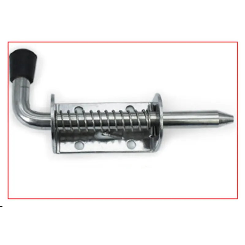 Factory Supply Galvanized Sliding Body Small Inward Facing Side Spring Loaded Latch Bolt