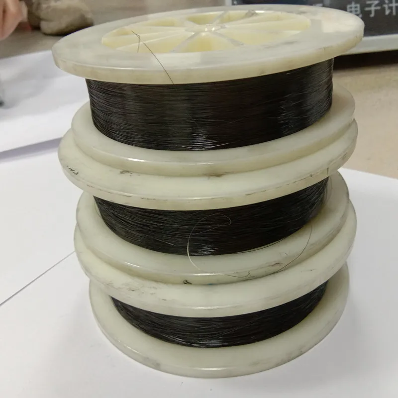 High  Quality 99.95% purity Dia0.2 mm black molybdenum Wire for EDM cutting